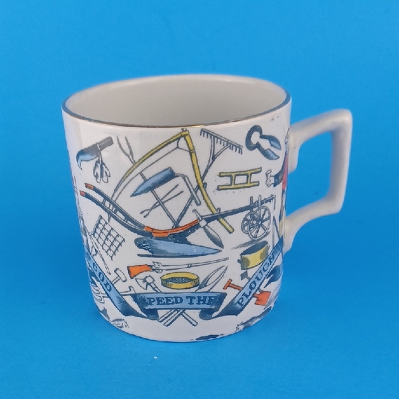 B&L Other - B & L England Farmer's Arms Porcelain Coffee Mug God Speed the Plow